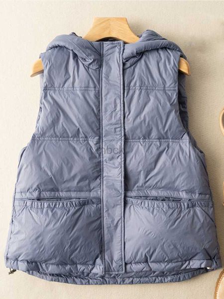 

women's down parkas sedutmo winter ultra light thin duck down vest quilted jacket women feather short warm basic casual hooded waistcoa, Black
