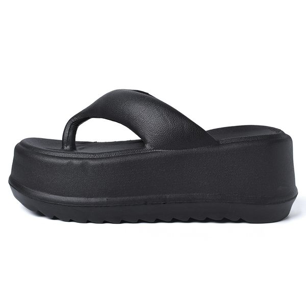 

eva slippers platform thick sole wedge slipper for women ladies girls summer outdoor sandals black white red yellow pink