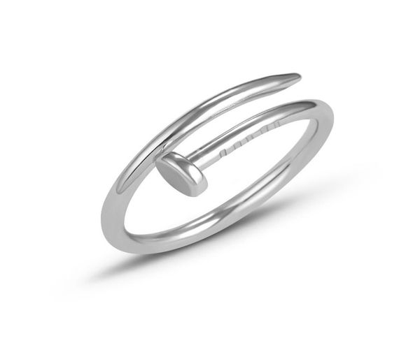 

ddisplaycreative copper nail jewelry ring fashion couple rings swag hand ornament nail rings7740583, Silver