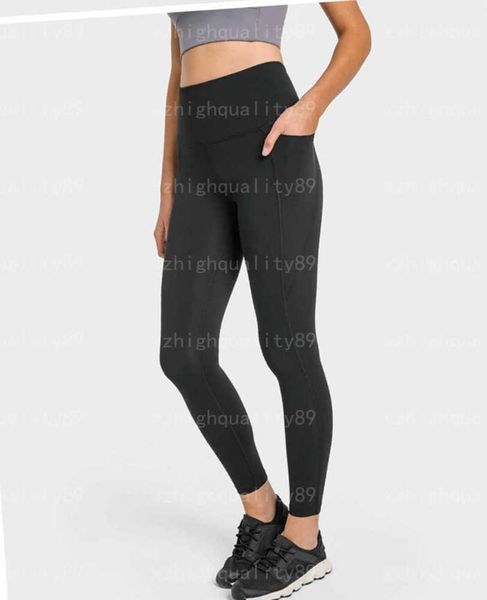 

legging lululemen womens leggings designer pants sweatpant fitness trousers fashionable shape soft comfortable exercise yoga sweatpant desig, Black