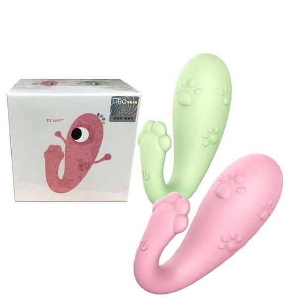

50% off outlet store libo meow little jump egg female self defense device vibration vibrating rod massage equipment adult
