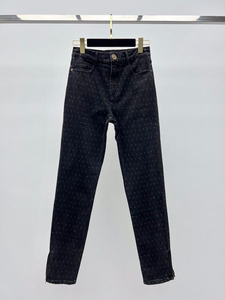 

2023 women's washed jeans selling designer brand women's wear pants fashion women's casual pants street dress blue denim pant