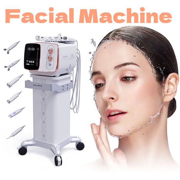 

portable hydra dermabrasion aqua peeling facial cleaning machine skin care face lift tightening skin rejuvenation wrinkle remover use salon, Black;white