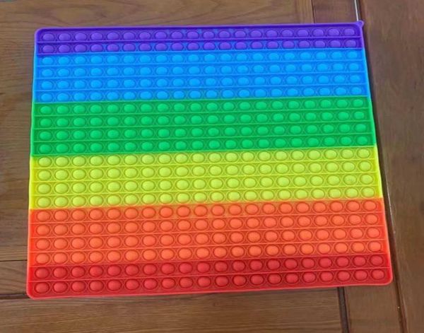 

super large 40cm 30cm 20cm kids giant bubbles popper board sensory push pop bubble poo its toy jumbo mega rainbow finger puzzle game4407367