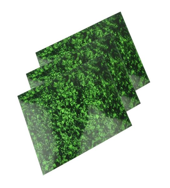 

3pcs a4 size 046mm pearl green celluloid sheet 210x297mm for pickguard custom inlays guitar pick luither7878633