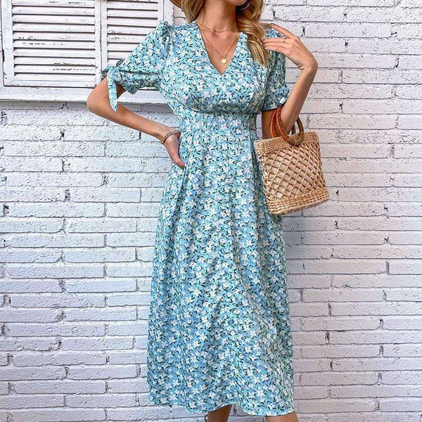 

summer fashion womens v neck flimsy floral dress, Black;gray