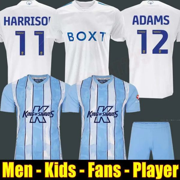 

23 24 bamford llorente leeds unitedes soccer jerseys 2023 adams aaronson harrison james maillots de football kids kit football shirt coventr, Black;yellow