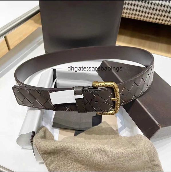 

luxury design belt men's belts luxury designers woven leather belt for mens and womens fashion business casual belts b00887, Silver
