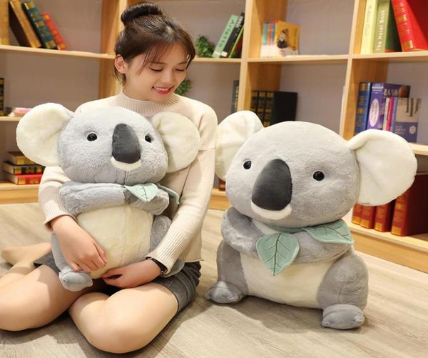 

cartoon popular cute koala doll plush toy soft animal stuffed christmas gift hairy animal child girl lovely gift 379038, Blue