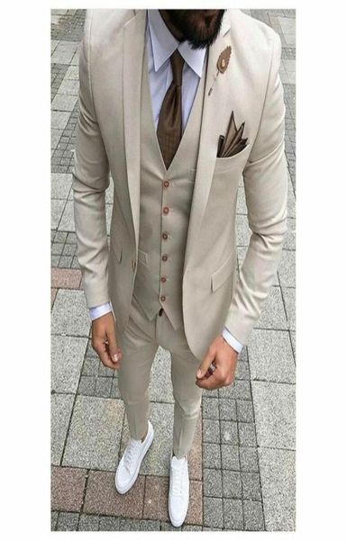 

brand new groomsmen one button groom tuxedos notch lapel men suits wedding man bridegroom jacket pants vest bow tie l3053834, Black;gray