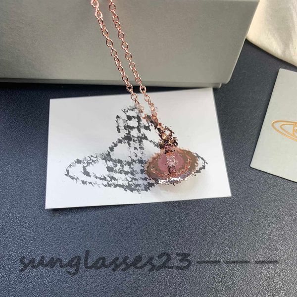 

western classic style saturn necklace multi-color, classic fashion cross saturn pattern, west after the classic logo stereo planet necklace, Silver