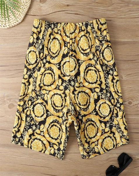 

men039s golden print swimwear short men swimtrunk casual shorts summer quick dry swimsuit beach trunks6037690