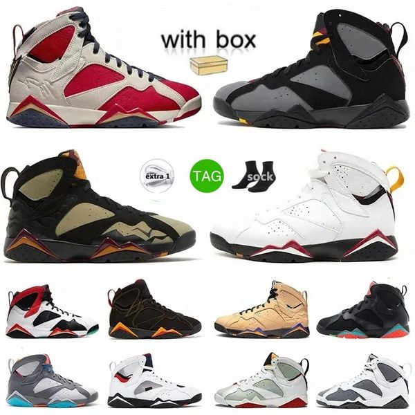 

basketball shoes jumpman 7 7s women men og unc black pink blue silver yellow goldd brown green purple bronze white multi-color