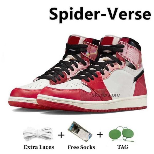 

sandals shoes 1 1s og spiders man across verse dv1748-601 sneakers university red white original, Black