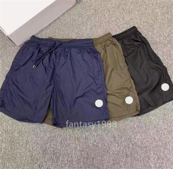 

brand jogging clothing mens beach shorts short pants sport summer breathable boys relaxed elastic waist fast dry5769930, Black;red