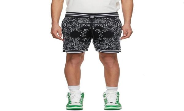 

correct version of street fashion brand am cashew cashmere cotton knitted sports and leisure shorts83841618037243, Blue