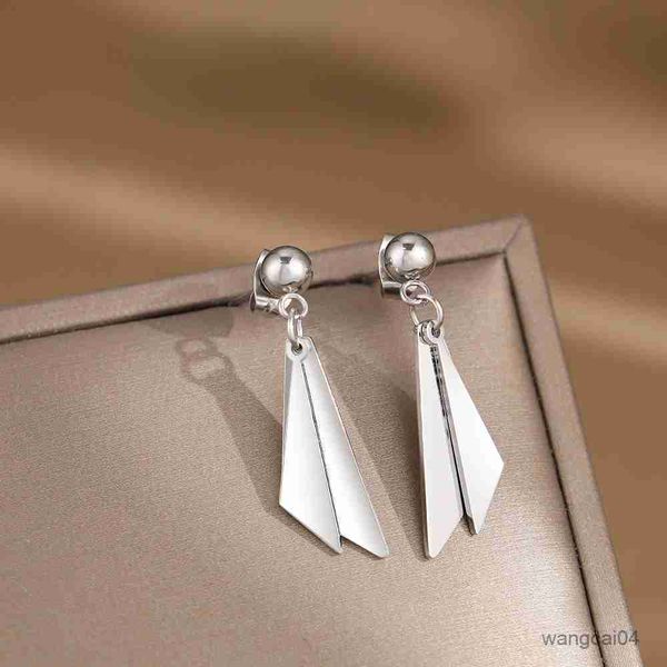 

charm stainless steel earrings fine new popular elegance geometric statement drop y2k accessories dangle earrings for women jewelry r230719, Golden