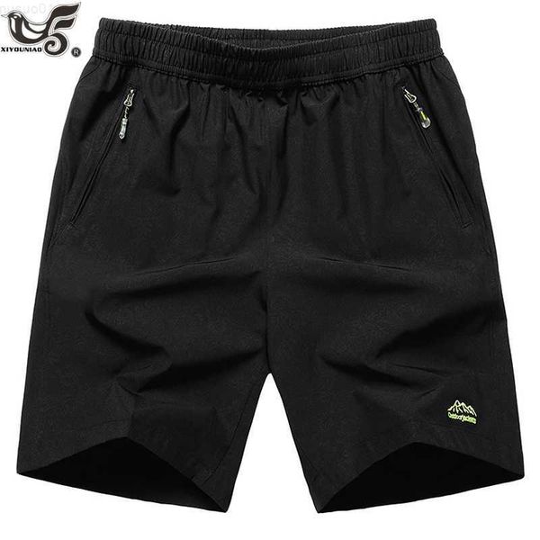 

men's shorts big size 8xl 9xl 10xl new shorts men streetwear casual beach shorts quick drying comfortable elastic waist sporting jogger, White;black