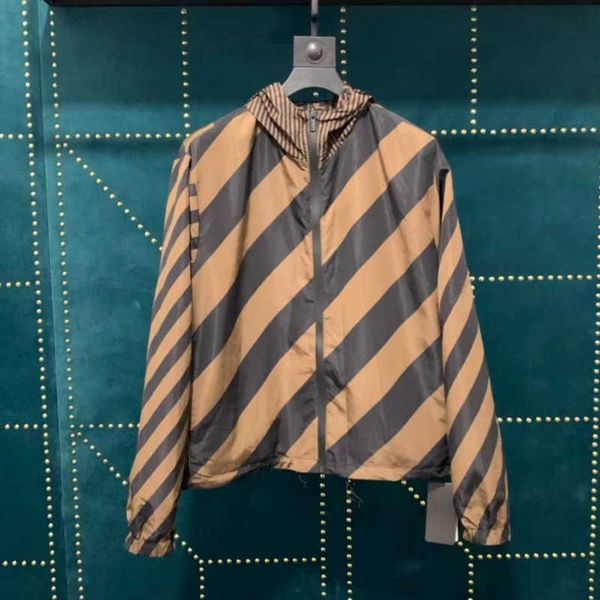 

high version mens clothing hooded jacket nylon windbreaker designer jackets men women cardigan coat fashion zipper sweatshirt fashion hoodie, Black;brown