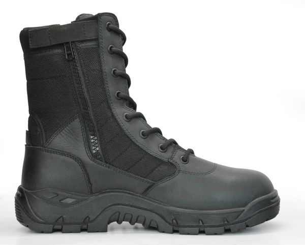 

men's martin boots, wear-resistant hiking shoes, military style boots, casual men's boots, Black