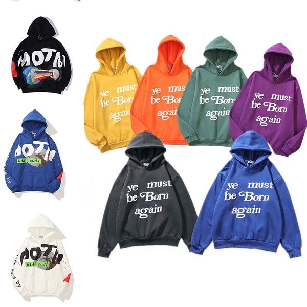 

2023 mens and womens hoodie sweatshirt autumn and winter hoodie sweatshirt cherry plum blossom butterfly womens pullover, Black