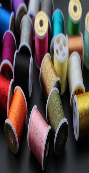 

tigofly 20 assorted colors small glitter tinsel thread 40 yards fishing fly tying tinsel line materials3729520