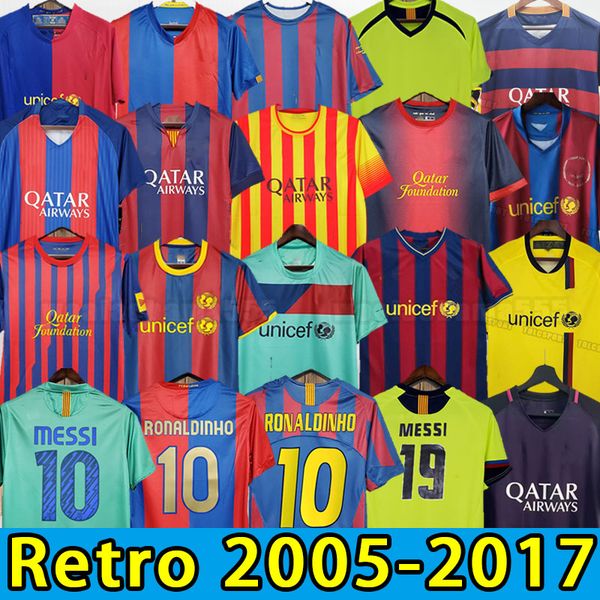 

retro soccer jerseys barcelonas xavi ronaldinho ronaldo rivaldo guardiola iniesta classic maillot de foot football shirt 05 06 07 08 09 10 1, Black;yellow