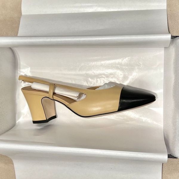 

dress shoes high heeled large size women s single shoes summer genuine leather square toe thick heels back hollow sandals 230718, Black