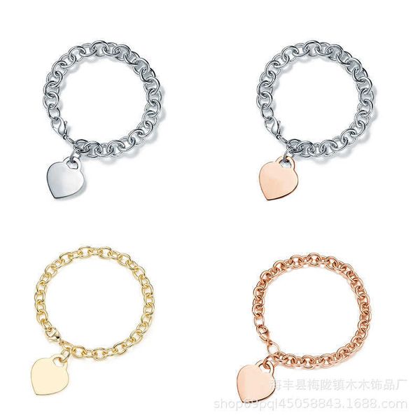 

designer new tiffay style love bracelet network red tide shoot, Black