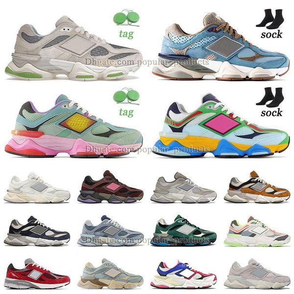 

9060 casual shoes n designer sneakers mens women 990 v3 v2 v4 protection pack grey pink warped multicolor ivory cream pink sand grey matter, Black