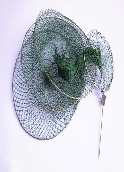 

foldable fish basket lobster crawfish trap hoop net 100x37cm 5pclot9338879