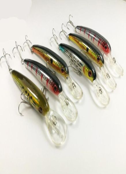 

whole lot18 fishing lures crankbait hooks 135g11cm 01235472748