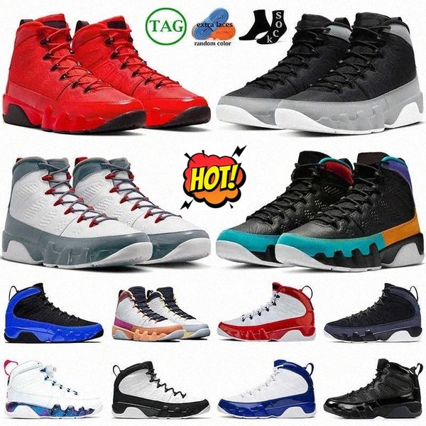 

jumpman 9 9s particle grey chile fire red black shoes men white basketball university blue gold racer bred mens trainers basketball
