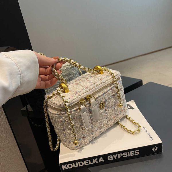 

trendy checked women bag new fashion chain crossbody bags brand designer handbags and purses small shoulder bags