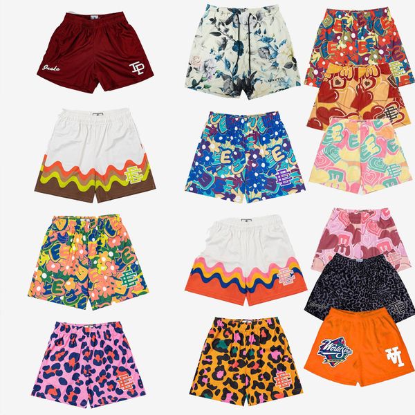 

fashion men's luxury ee shorts basic eric emanuel new york city skyline brand men women basketball pants casual loose fitness sports me, White;black