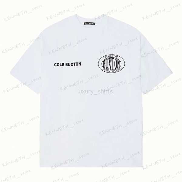 

cole buxton t shirt men's t-shirts summer spring loose green gray white black cole buxton t shirt men women classic slogan print tee wi