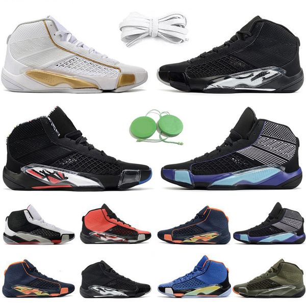 

jumpman 38 38s men basketball shoes playoffs reverse fundamental olive platinum tinker raid doernbecher chrome center star aqua trainers spo