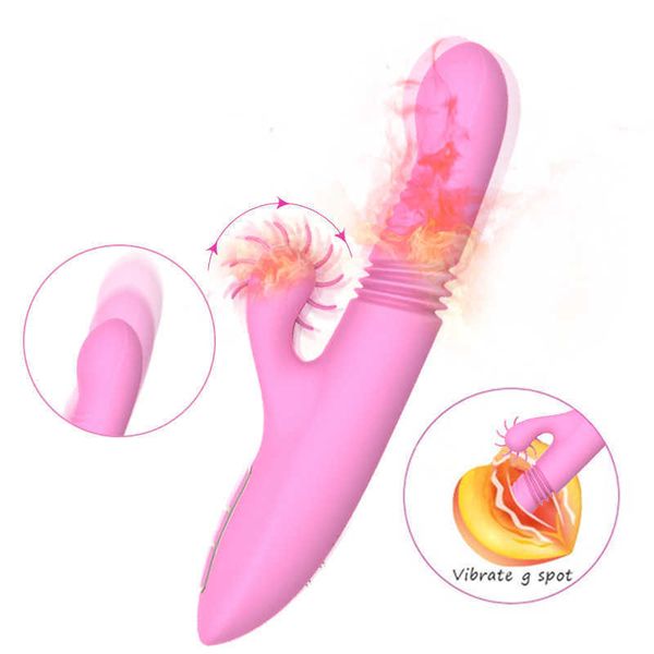 

tibe wave whirlwind women's device heating vibration telescopic swing rod adult