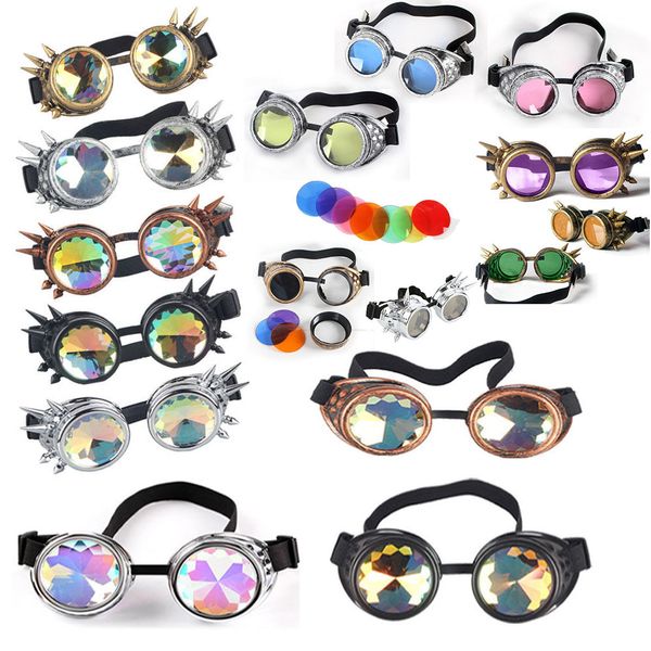 

sunglasses steampunk glasses vintage welding steampunk gothic vitoriano role play glasses flying lelinta glasses vintage halloween 230718, White;black