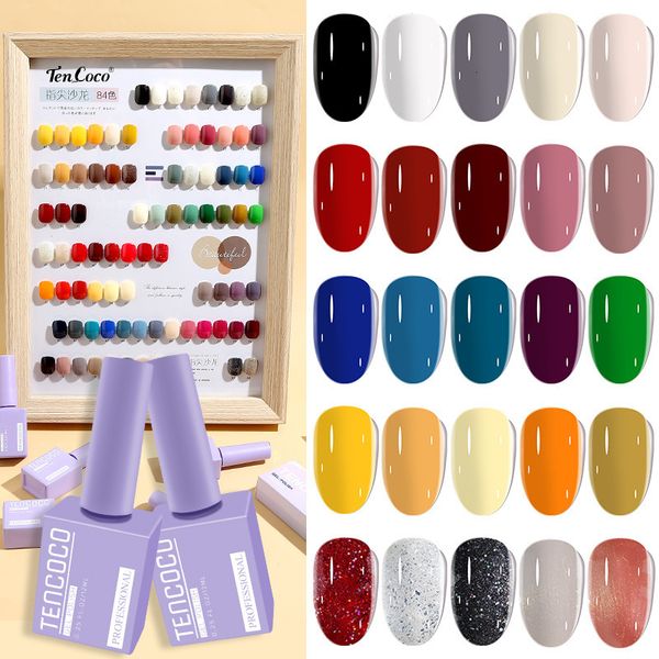 

nail gel polish glue 84 color p otherapy semi permanent full set shop oil art 230718, Red;pink