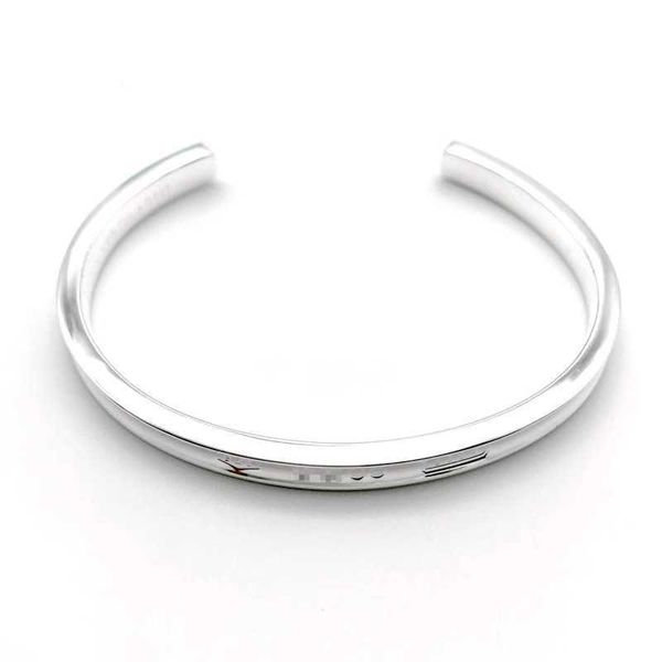 

tiffay's same style male and female couple titanium steel bracelet luxury classic simple 1837 open nk24 nk24, Golden;silver