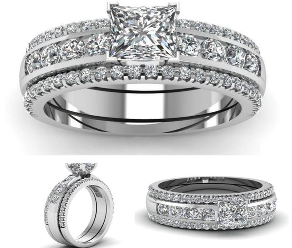 

wedding engagement crystal rhinestone rings 4a zircon fashion womens ring 925 silver plated rings ladies band rings j7114367