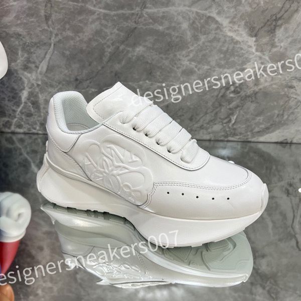 

2023 designer men's lace-up shoe chunky sneakers white thick-soled motif casual shoes round toe multicolor platform trainers xsd221107, Black