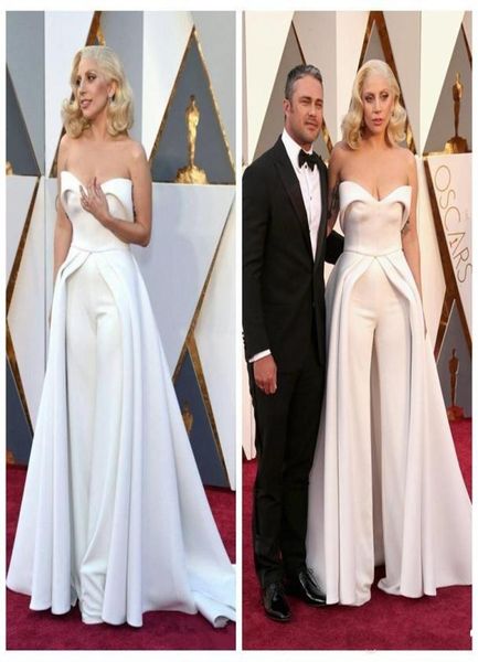 

zuhair murad white jumpsuits evening dresses overskirt sweetheart bridal guest dresses prom celebrity gowns red carpet robes hy4132613929, Black;red