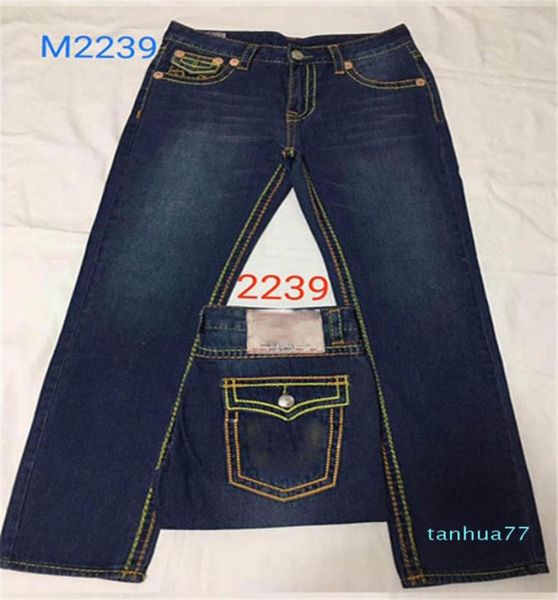 

2021 true designer jeans for mens ripped skinny trousers luxury clothes slim motorcycle moto biker hip hop denim man pants5673620, Blue