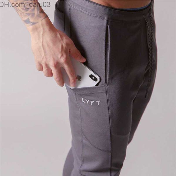 

men's pants 2021 lyft mens sweatpants joggers running sports jogging pants men trouser tracksuit gym pants fitness bodybuilding men pan, Black