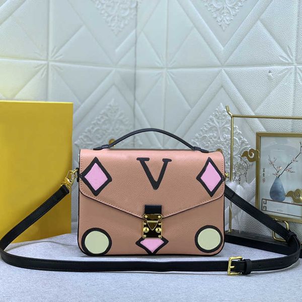 

brand designer luxury shoulder bag m40780 m45823 classic embossed ladies postman crossbody bag evening dress handbag purse