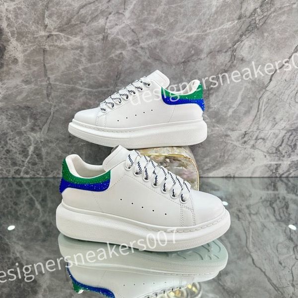 

new luxurys sneakers casual alexander shoe tread slick chaussures high triple royal pale lace up sneaker men platform womens trainers xsd221, Black