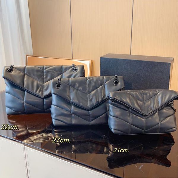 

loulou bag designer puffer bag pillow chain toy strap bags luxury leather fashion handbag envelope message crossbody handbags 5a quality 3si