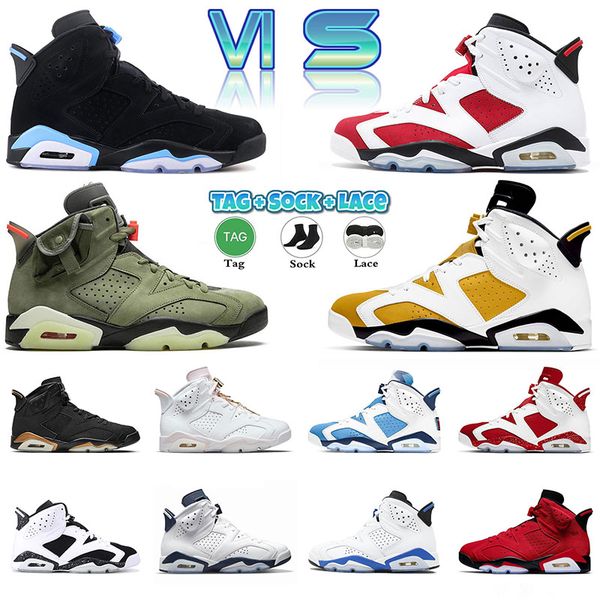 

2023 basketball jumpman 6 6s men shoes infrared unc british khaki reflections champion infrared yellow ochre sport sneakers mens trainer siz